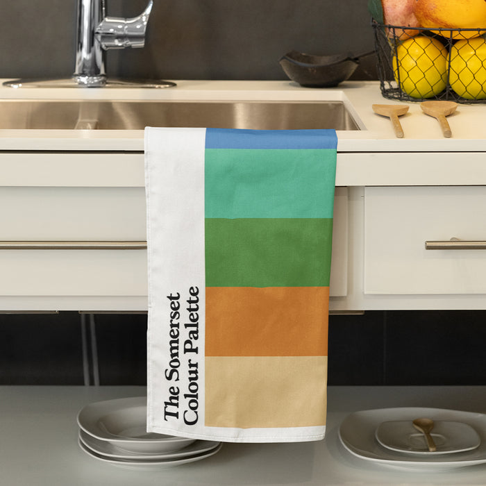 The Somerset Colour Palette Tea Towel