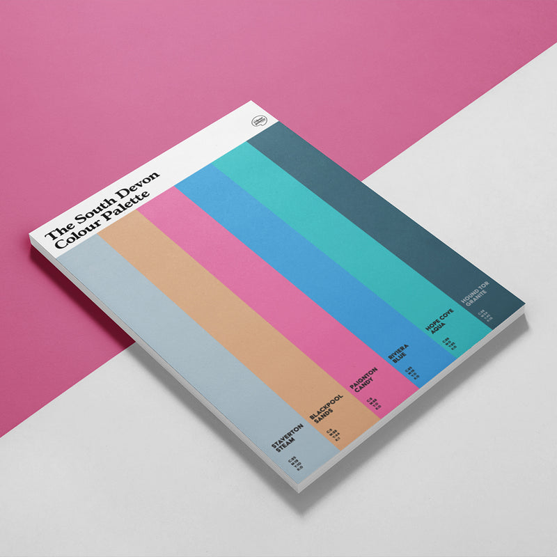 The South Devon Colour Palette A5 Notepad – The Colour Palette Company