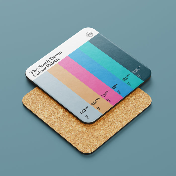 The South Devon Colour Palette Coaster
