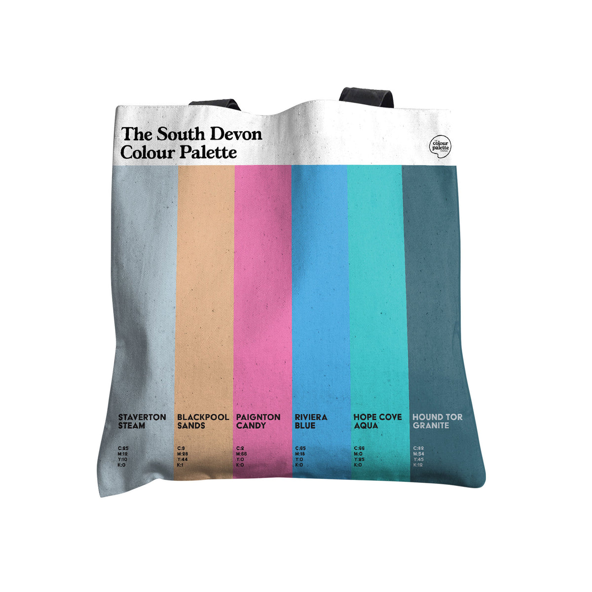 The South Devon Colour Palette Tote Bag