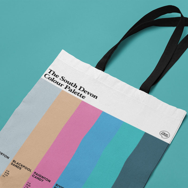 The South Devon Colour Palette Tote Bag