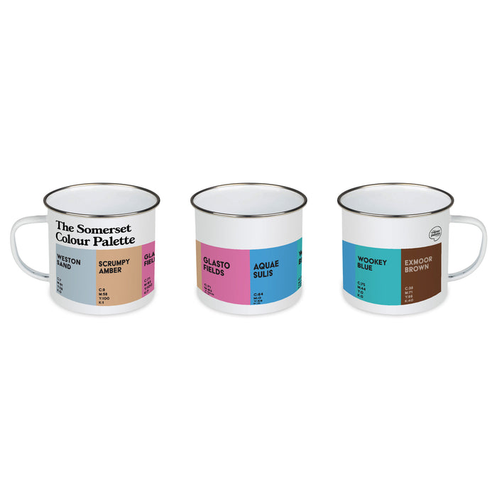 The South Devon Colour Palette Enamel Mug