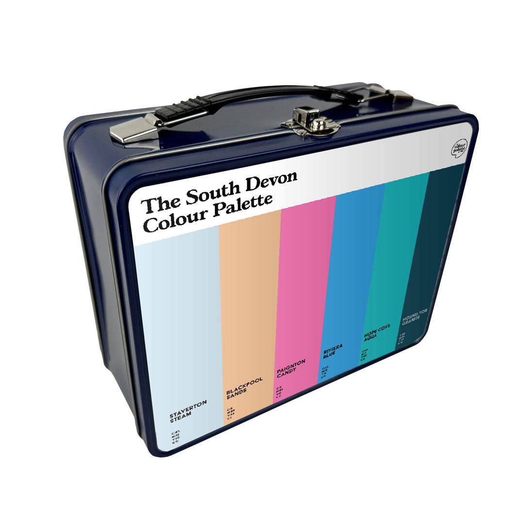 The South Devon Colour Palette Metal Lunch Box