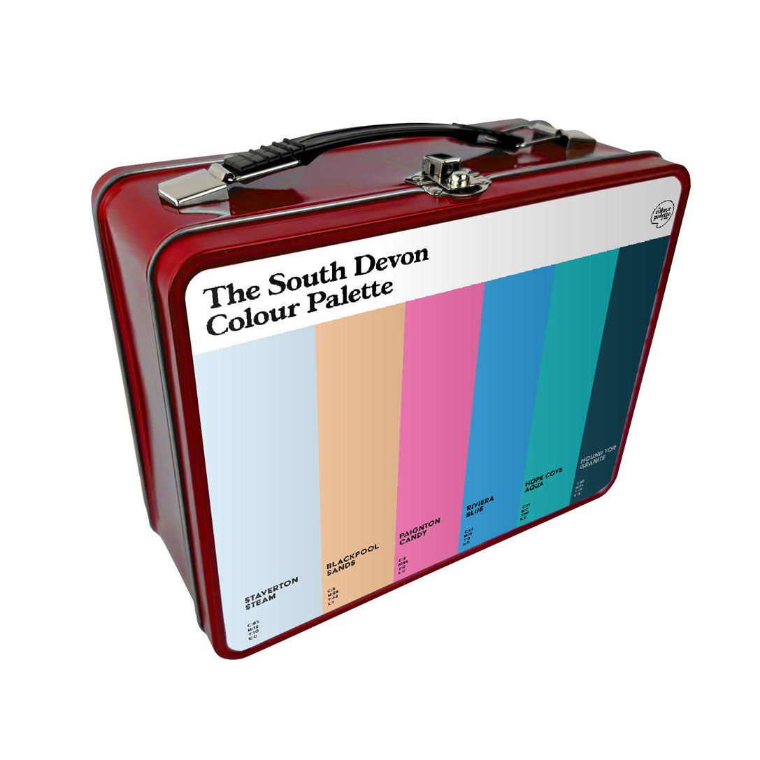 The South Devon Colour Palette Metal Lunch Box