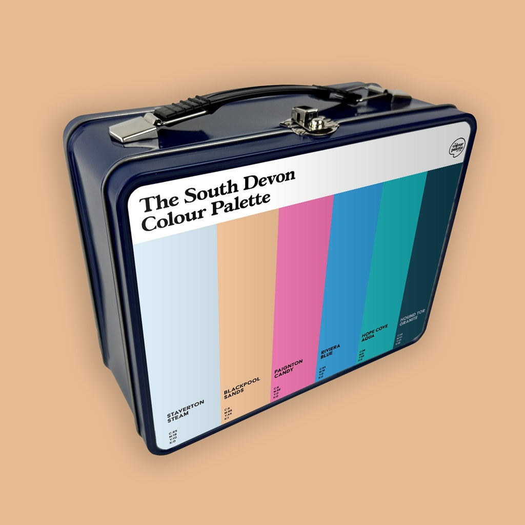 The South Devon Colour Palette Metal Lunch Box