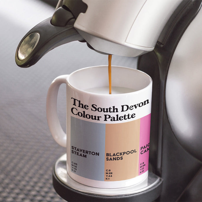 The South Devon Colour Palette Porcelain Mug