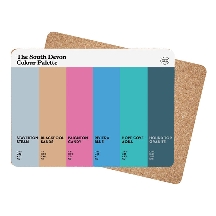 The South Devon Colour Palette Placemat