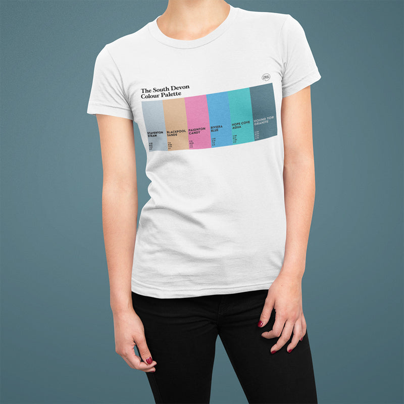 The South Devon Colour Palette T-Shirt – The Colour Palette Company