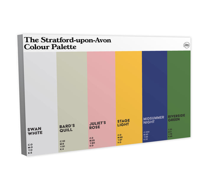 The Stratford-upon-Avon Colour Palette Canvas