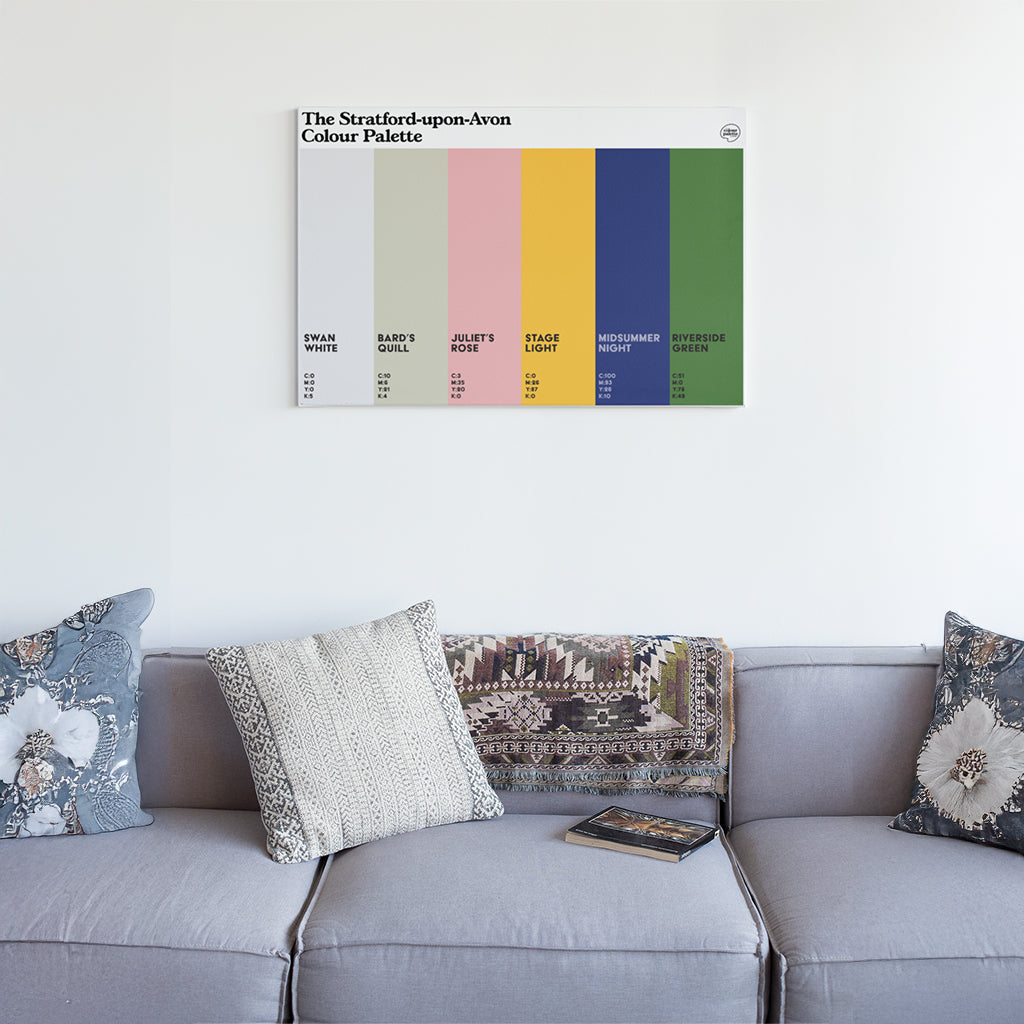 The Stratford-upon-Avon Colour Palette Canvas