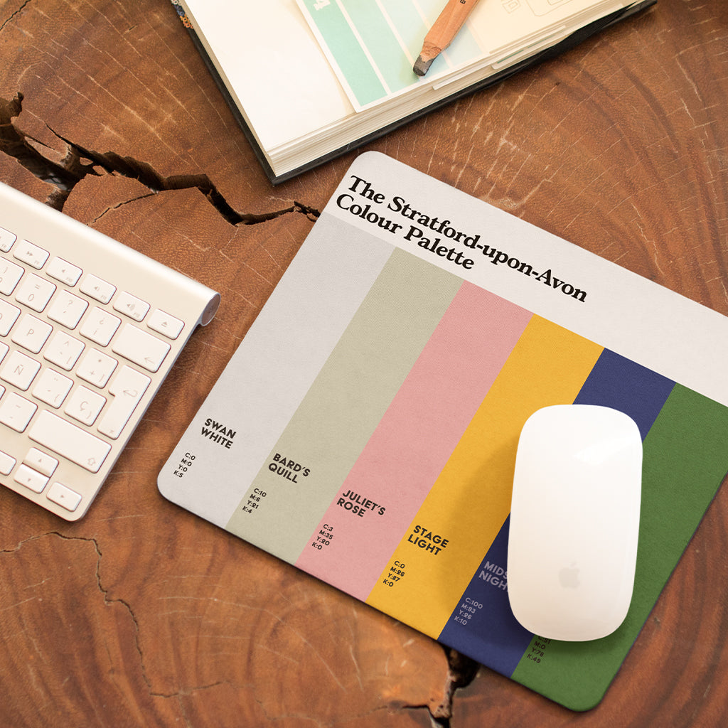 The Stratford-upon-Avon Colour Palette Mouse Mat