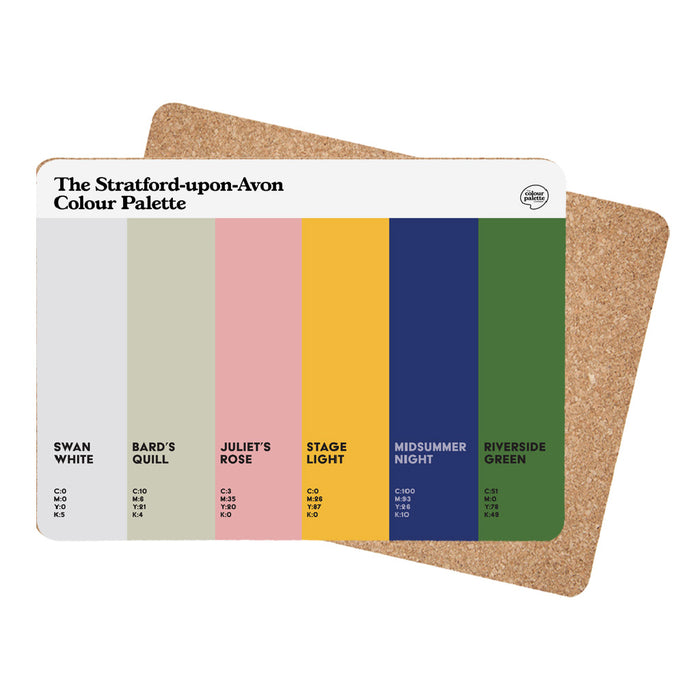 The Stratford-upon-Avon Colour Palette Placemat