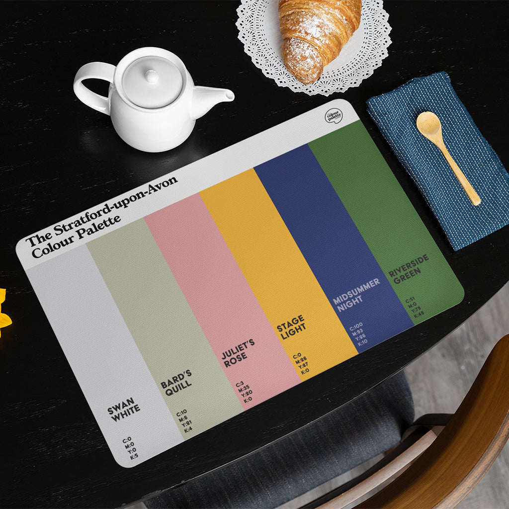 The Stratford-upon-Avon Colour Palette Placemat