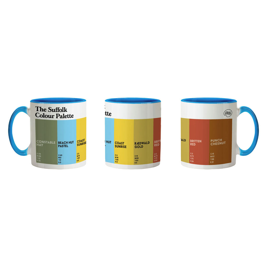 The Suffolk Colour Palette Porcelain Mug