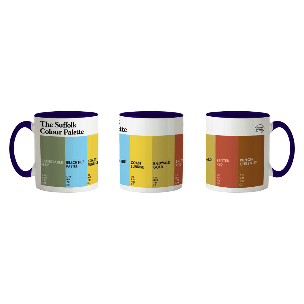 The Suffolk Colour Palette Porcelain Mug
