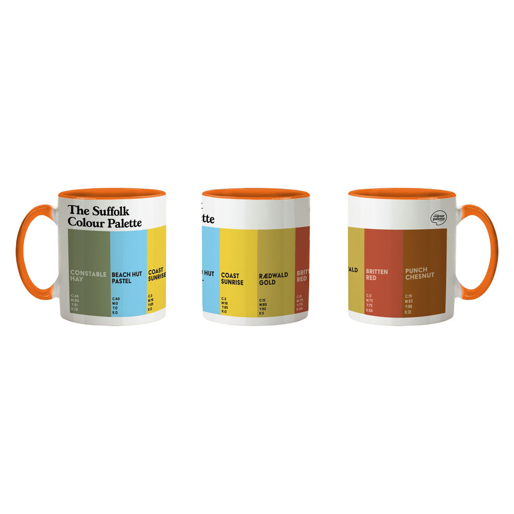 The Suffolk Colour Palette Porcelain Mug