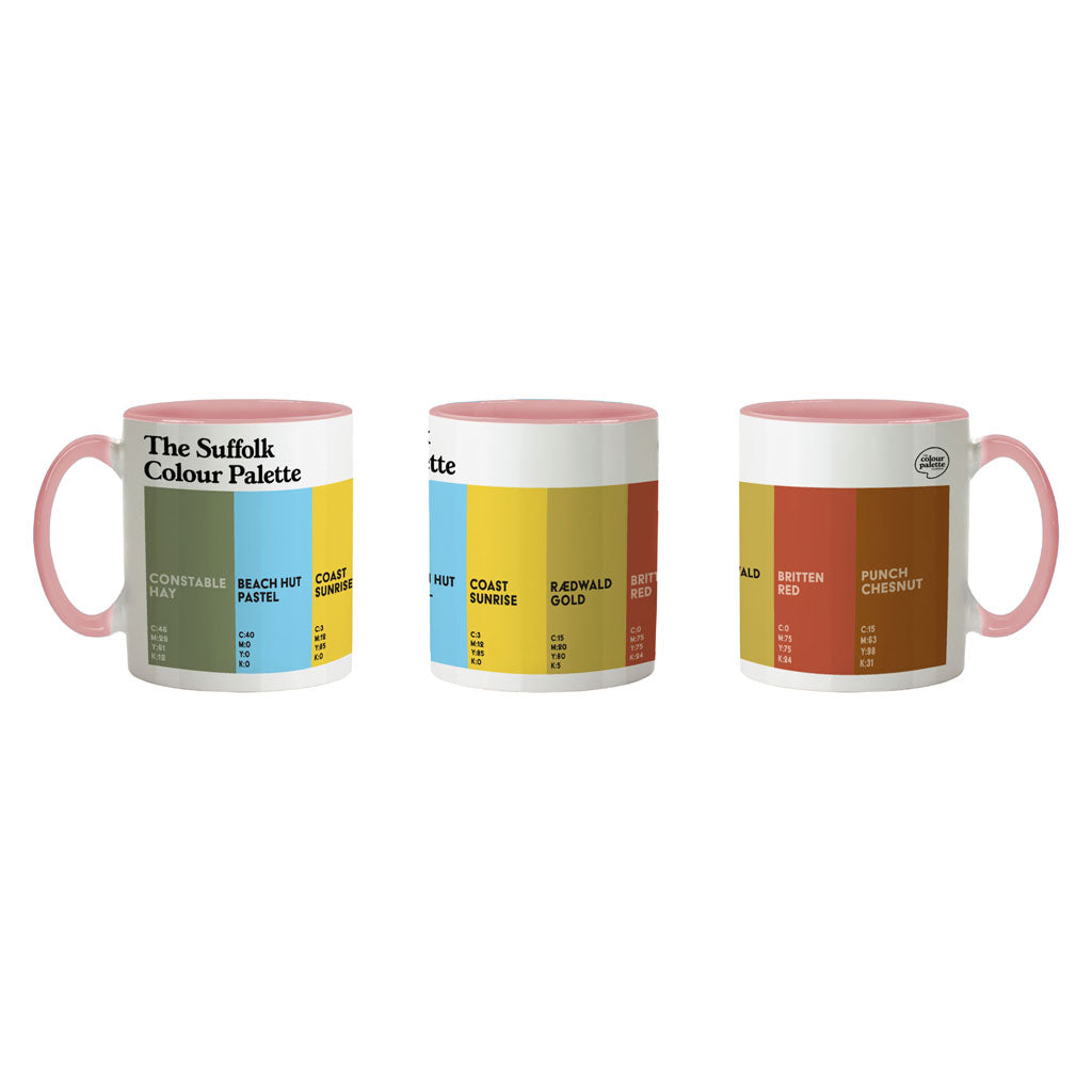 The Suffolk Colour Palette Porcelain Mug