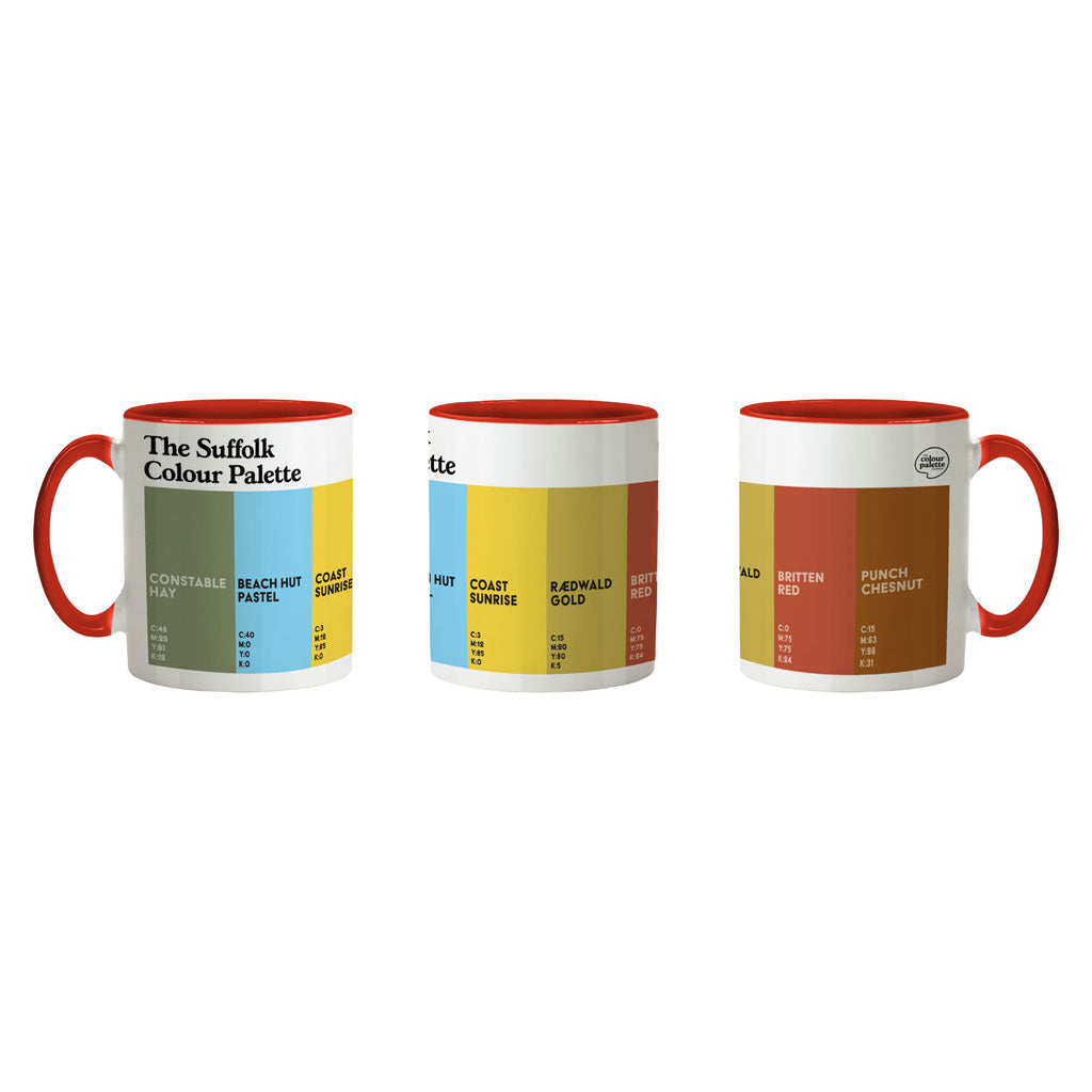 The Suffolk Colour Palette Porcelain Mug