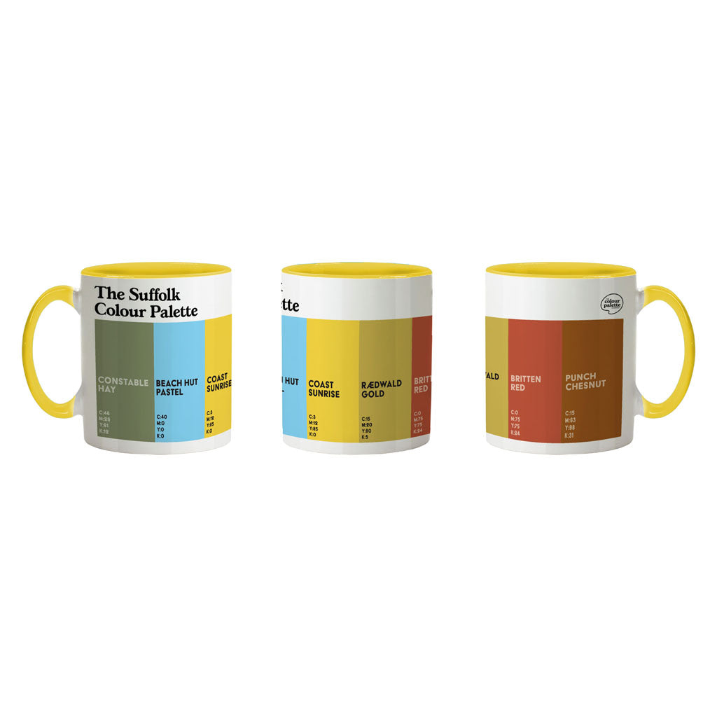 The Suffolk Colour Palette Porcelain Mug