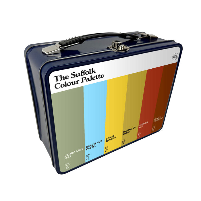 The Suffolk Colour Palette Metal Lunch Box