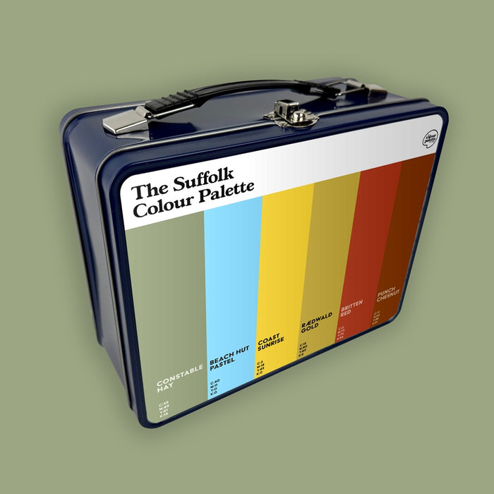 The Suffolk Colour Palette Metal Lunch Box