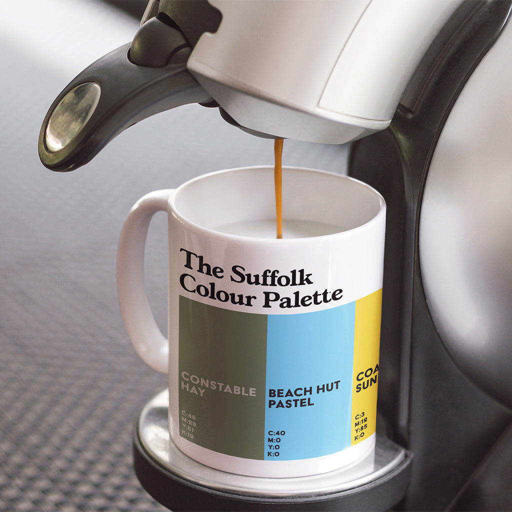 The Suffolk Colour Palette Porcelain Mug