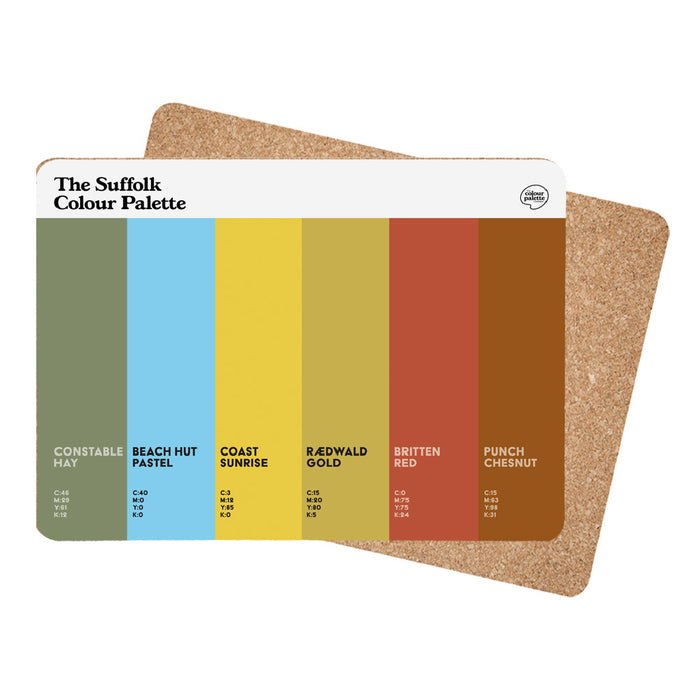 The Suffolk Colour Palette Placemat