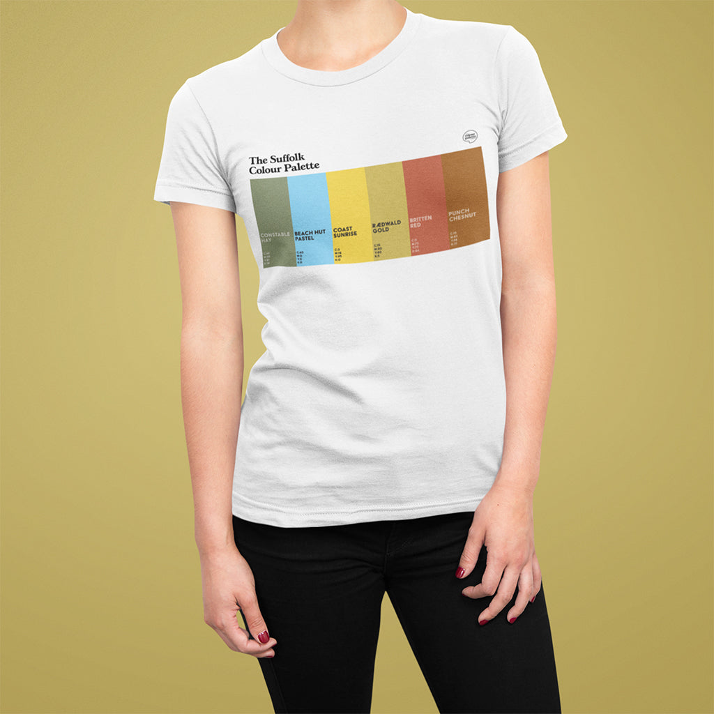 The Suffolk Colour Palette T-Shirt
