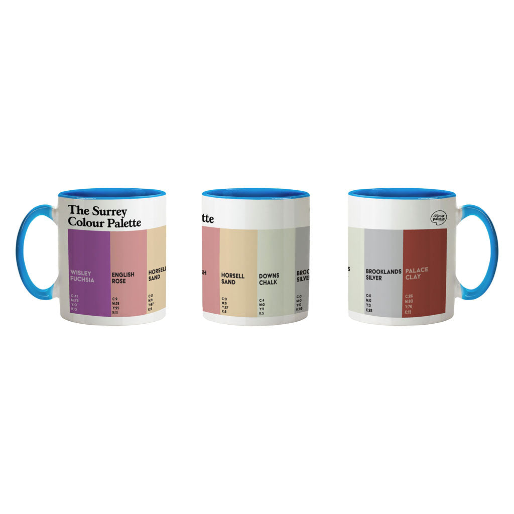 The Surrey Colour Palette Porcelain Mug