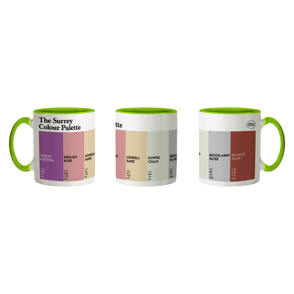 The Surrey Colour Palette Porcelain Mug