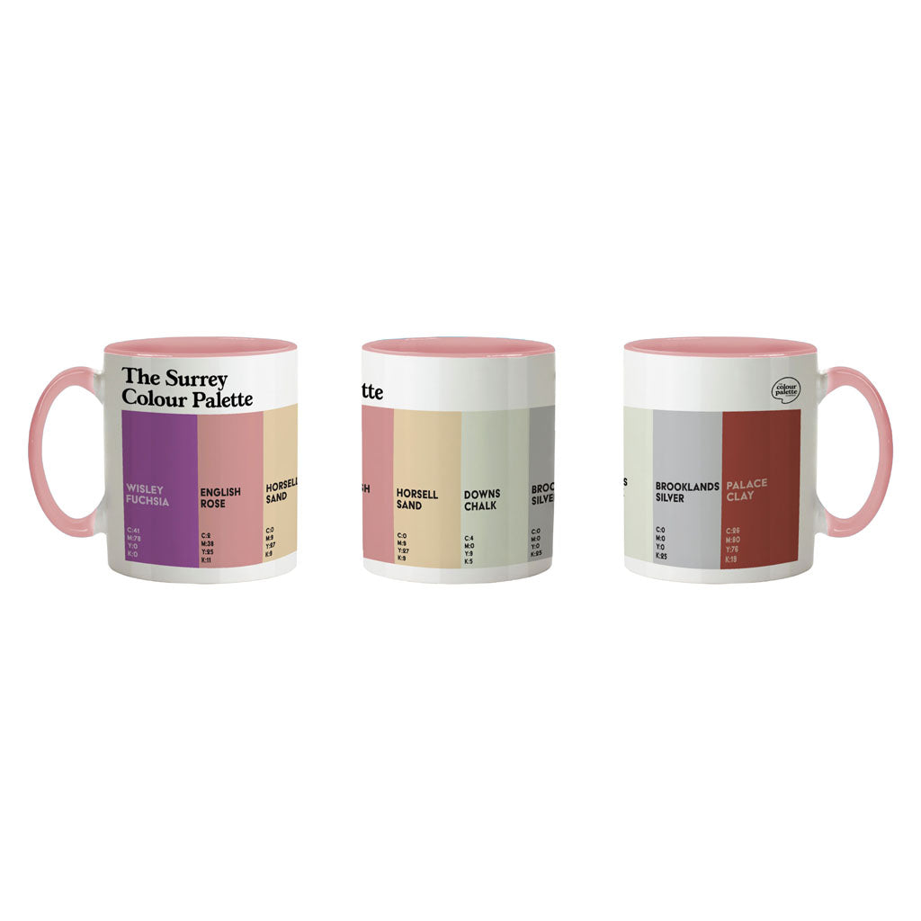 The Surrey Colour Palette Porcelain Mug