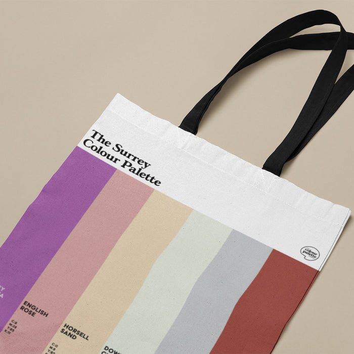 The Surrey Colour Palette Tote Bag