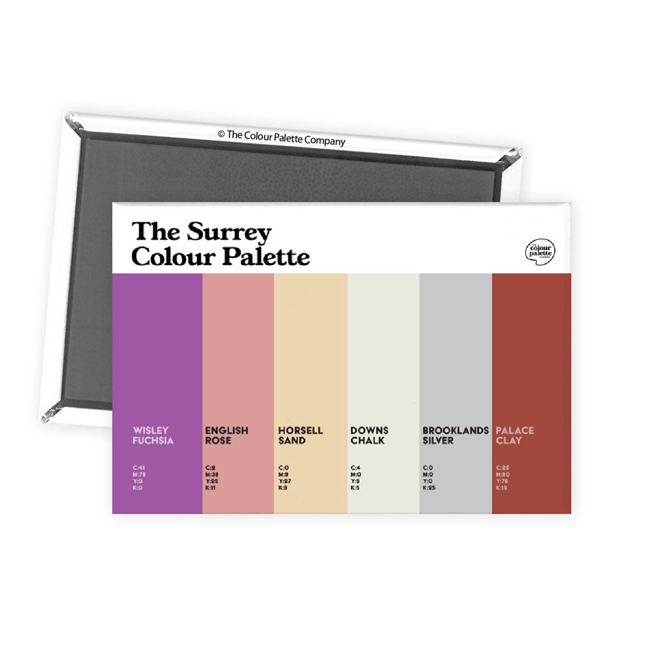 The Surrey Colour Palette Fridge Magnet