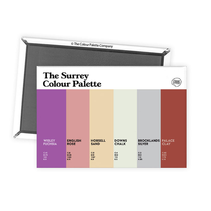 The Surrey Colour Palette Fridge Magnet