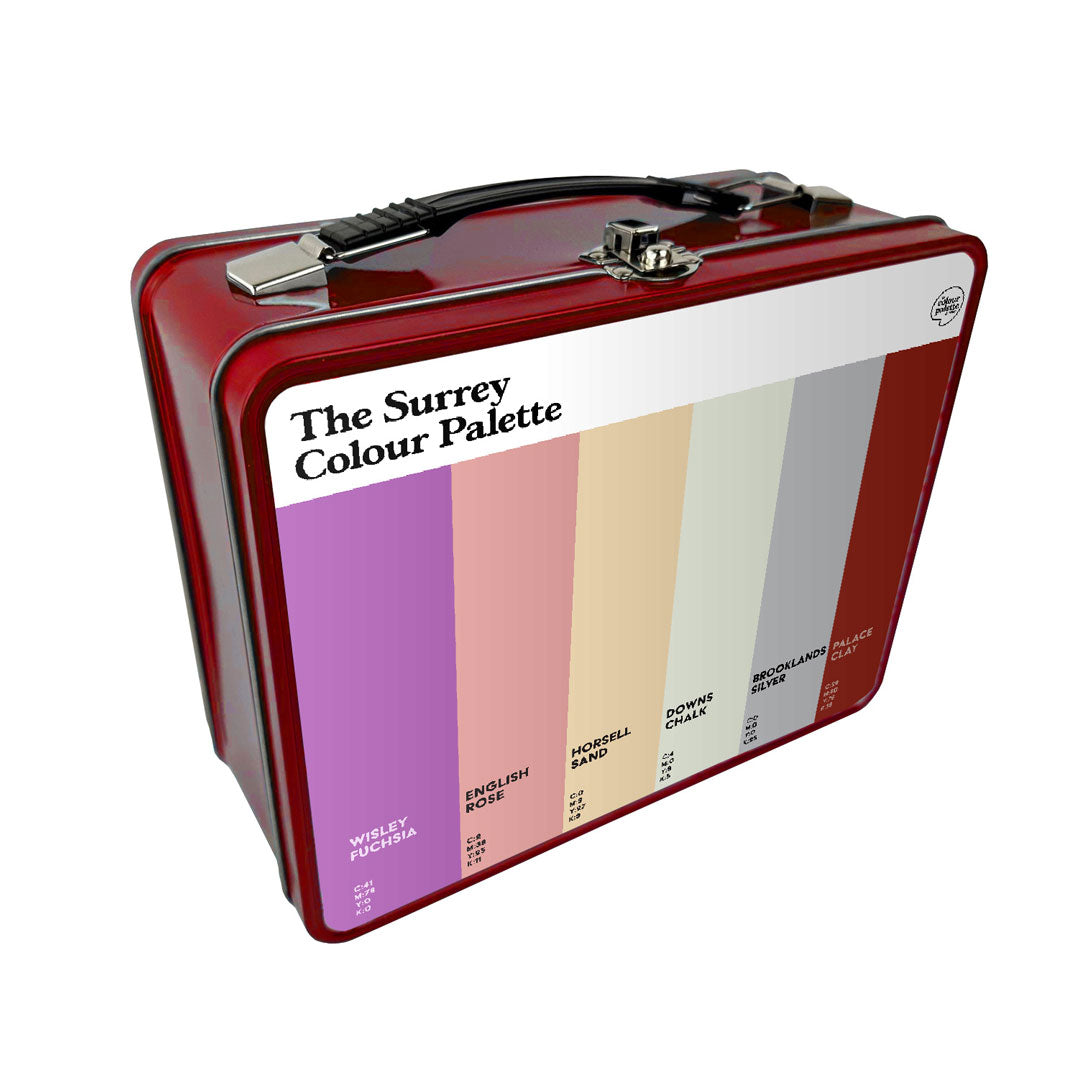 The Surrey Colour Palette Metal Lunch Box