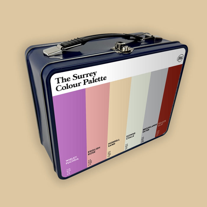 The Surrey Colour Palette Metal Lunch Box