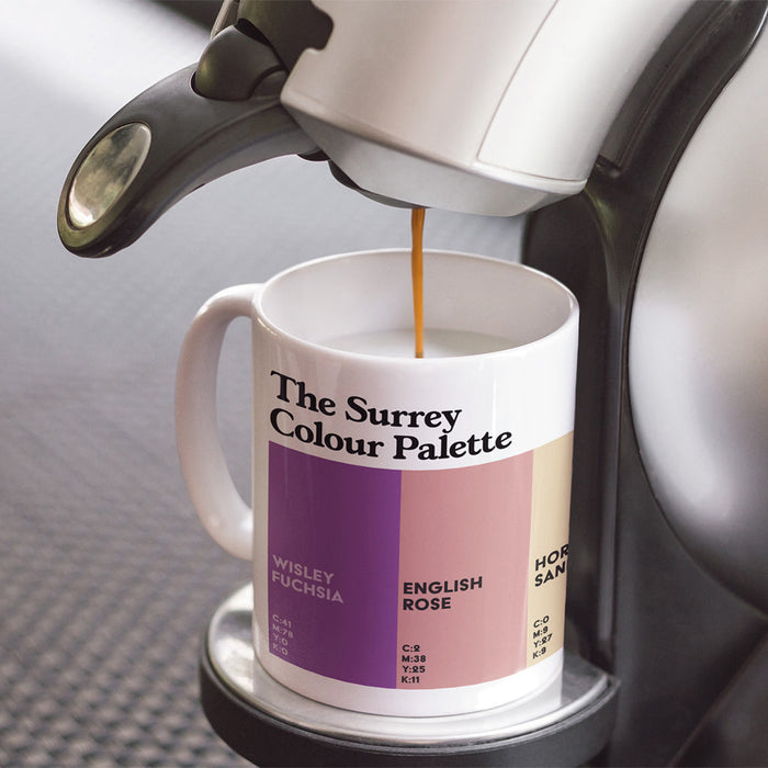 The Surrey Colour Palette Porcelain Mug