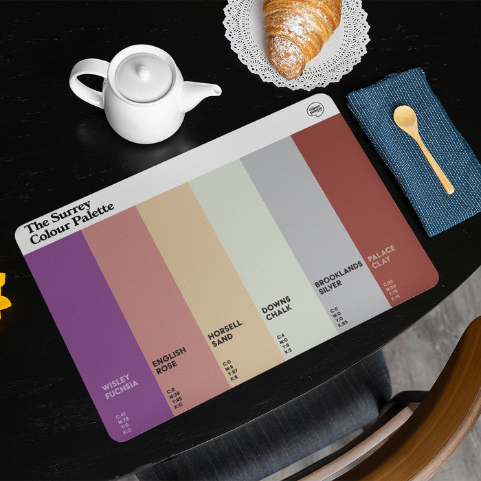 The Surrey Colour Palette Placemat