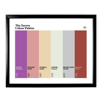 Surrey Art Print - Black Frame