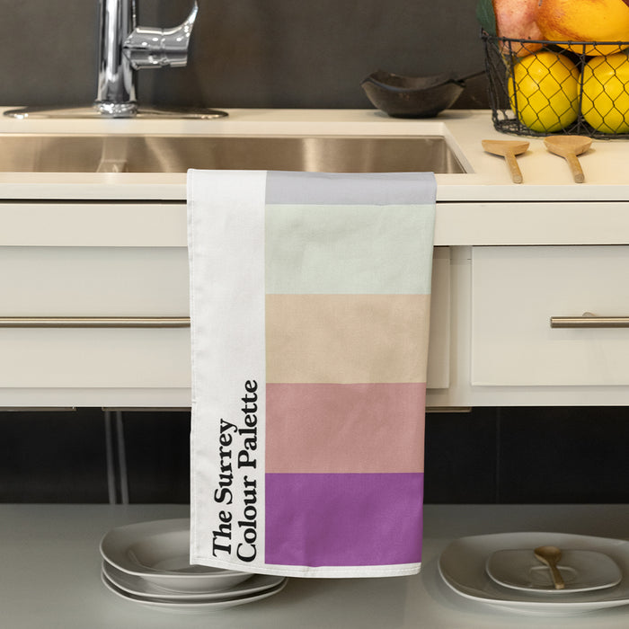 The Surrey Colour Palette Tea Towel