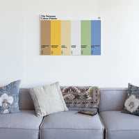 The Swansea Colour Palette Canvas