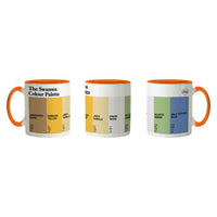 The Swansea Colour Palette Porcelain Mug