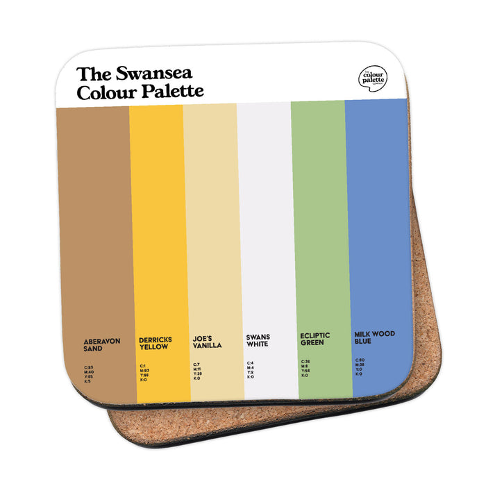 The Swansea Colour Palette Coaster