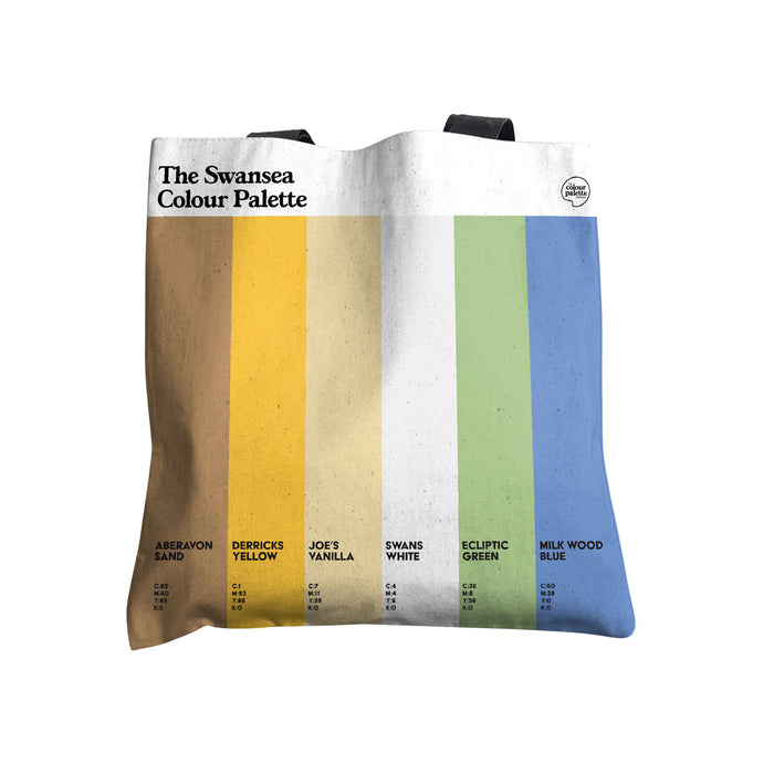 The Swansea Colour Palette Tote Bag