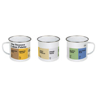 The Swansea Colour Palette Enamel Mug