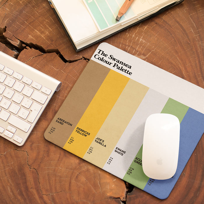 The Swansea Colour Palette Mouse Mat