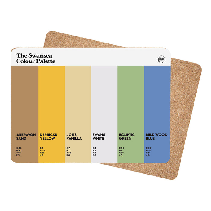 The Swansea Colour Palette Placemat