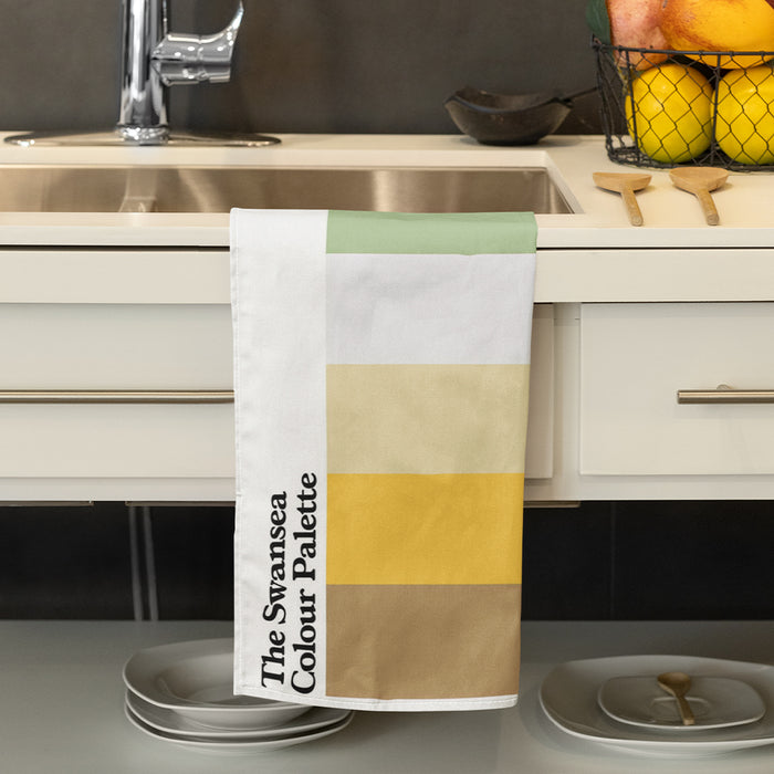 The Swansea Colour Palette Tea Towel