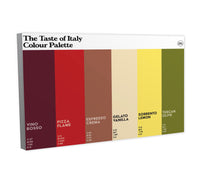The Taste of Italy Colour Palette Canvas
