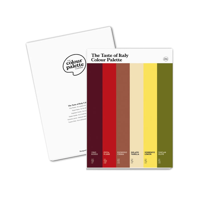 The Taste of Italy Colour Palette A5 Notepad